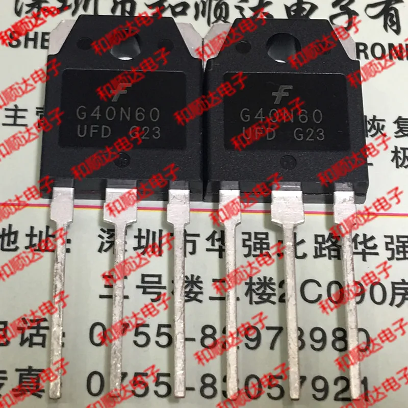 /2 шт./FGA40N60UFD G40N60UFD TO-3P 600V 40A