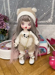 BJD – poupée princesse Super mignonne, 16CM, échelle 1/8, avec vêtements à la mode, costume, articulations, corps mobile, jouet, cadeaux pour filles 