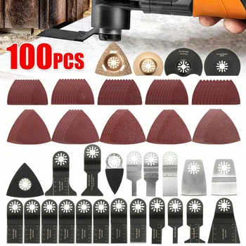 

Drillpro 100pcs Mix Oscillating Multitool Saw blade for Fein Makita Oscillating Tools