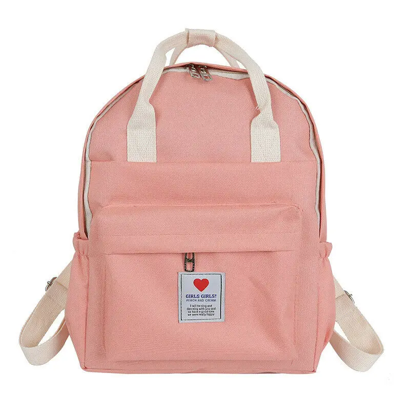 

Casual women's canvas backpack cute Miss school bag multi-function fashion travel shoulder bag