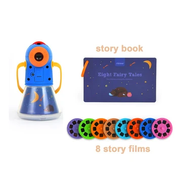 

Mini Projector Torch Educational Flashlight Toys Light-up Toys for Children Kids Play Sleeping Story Telling Perform Toys
