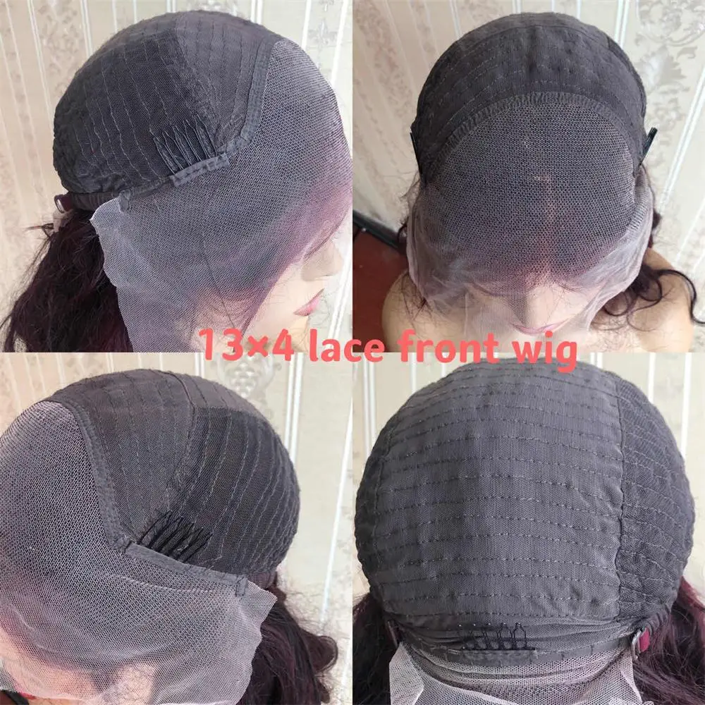 cabelo humano do laço vermelho ombre com