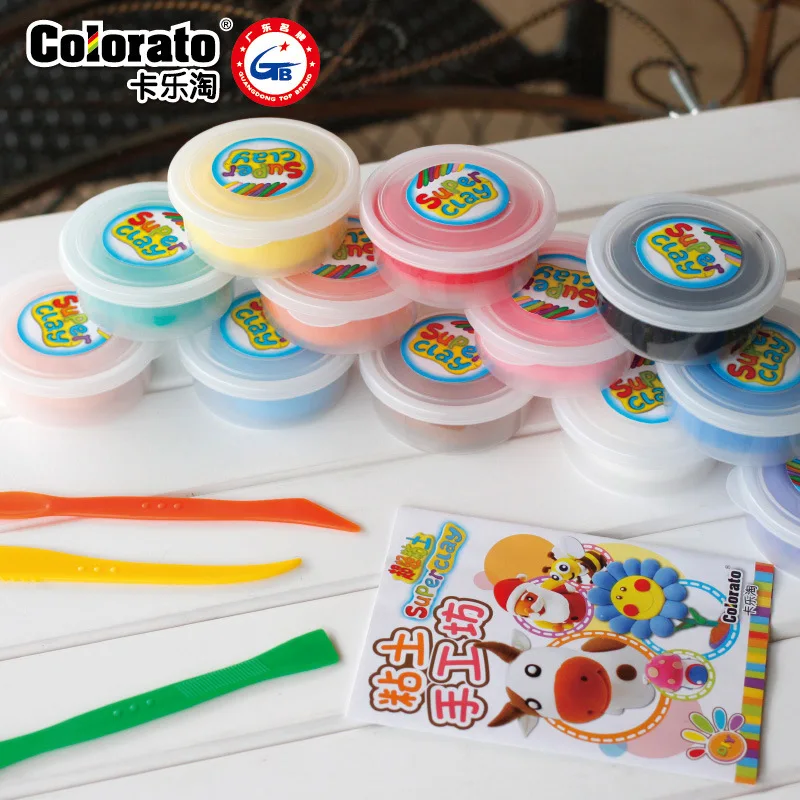 Глина для ультра-светильник color ate color ato 18G* 12 color C-SPC011X
