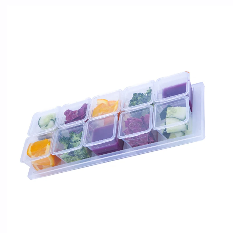 Baby Weaning Food Cubes Tray Pots Pack Freezer Storage Containers G