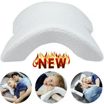 

6 IN1 Memory Cotton Multifunction Arched Slow Rebound Pressure Pillow Leg Hand Neck Protect New Neck Support Pillow Dropshipping
