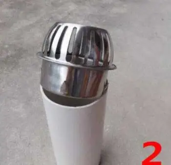 

110 Plastic Pipe Filter Roof Pipe Circle Cap Cover 4-Inch Straight through Style Shower Funnel Vegetables Basin Filter Plugging