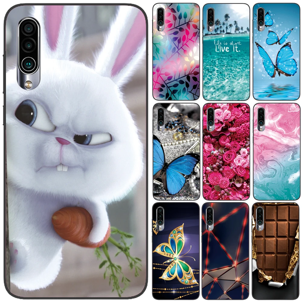 

GUCOON Silicone Cover for Meizu 16Xs 6.2inch Case Soft TPU Protective Phone Back Case Cartoon Wolf Rose Flowers Bumper Shell
