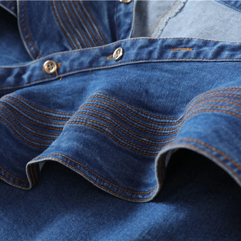 TWOTWINSTYLE джинсовая рубашка с оборками Топы женские с длинным рукавом с открытыми плечами Сексуальная Блуза женская модная одежда осень новая
