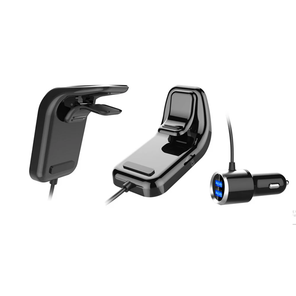 Fm-передатчик беспроводной Bluetooth Автомобильный MP3-плеер Радио адаптер двойной USB выход быстрое зарядное устройство Hands-free Bluetooth комплект 9