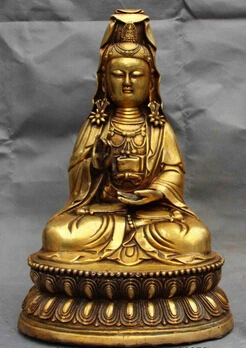 Бесплатная доставка &lt&lt&lt&lt китайская статуя богини боддхисаттвы из медной