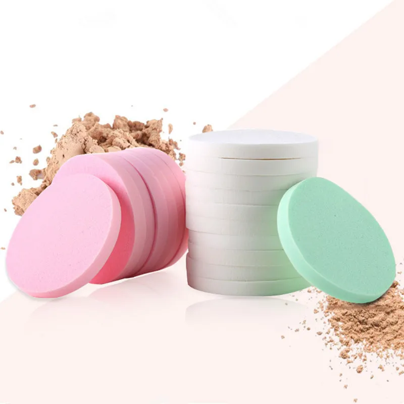 

20pcs/pack Makeup Sponge Powder Puff Facial Sponges Soft Powder Puff Beauty Foundation Cosmetic Make-up Sponge Random Color