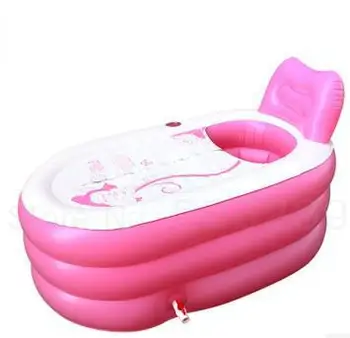 

Heating Adult Inflatable Bath With Constant Temperature Folding Bath Barrel Children Bath Barrel Sauna Bath Box Household Sweat