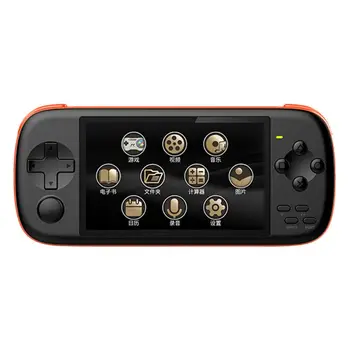 

POWKIDDY J6 handheld game console 4.3 inch IPS screen 1000 mA 8GB simulator arcade mame Built - in 2568 games Childre