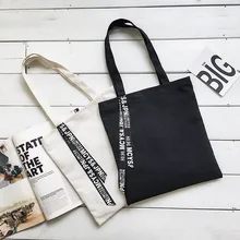 Новая стильная холщевая сумка на плечо сумка крутая декоративная универсальная Повседневная сумка для покупок Студенческая сумка брезентовый мешок напрямую с фабрики