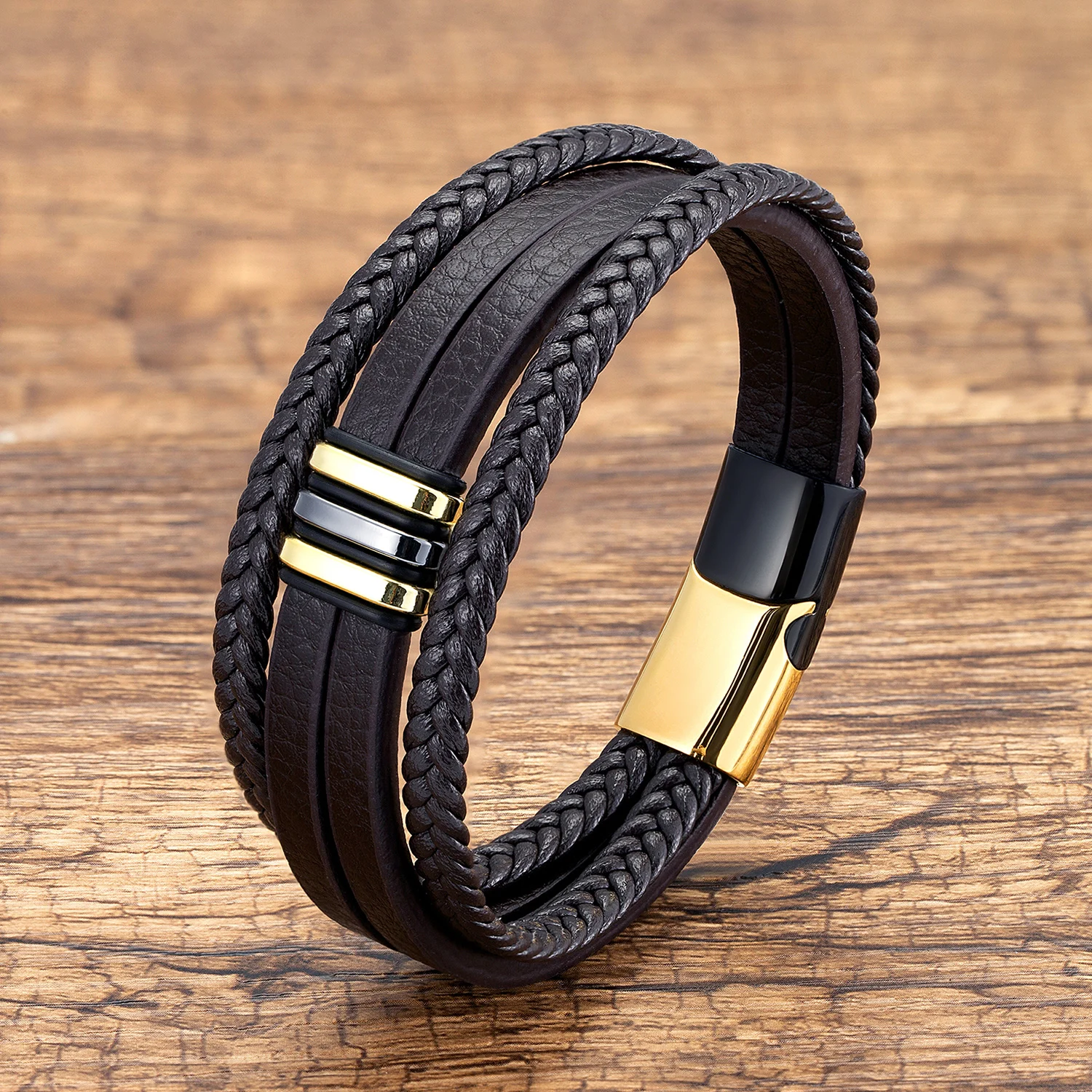 Men's Designer Fashion Jewelry - Gold, Silver, Leather