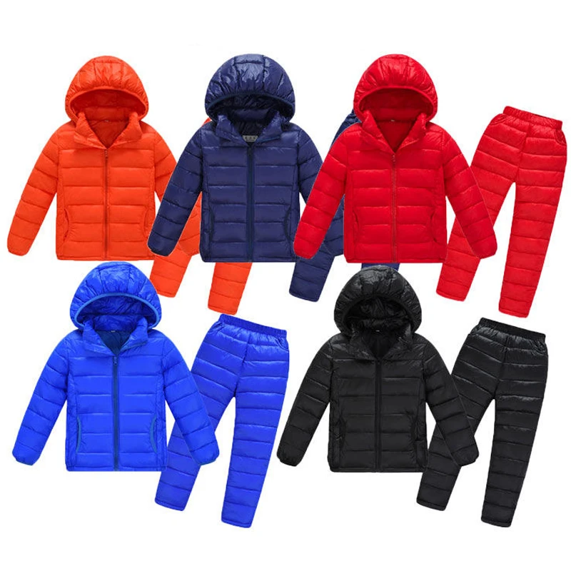 Winter Jackets For Children Boys Girls Autumn Down Coat Jacket Suit