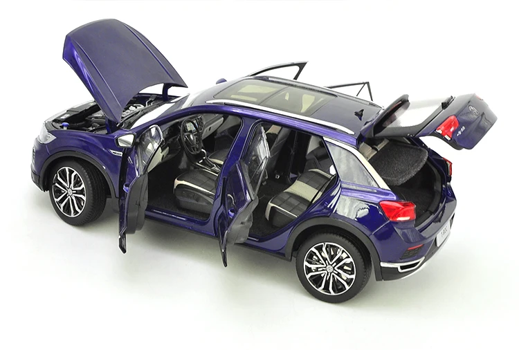 1:18 VW T-ROC внедорожник литая модель автомобиля игрушки Металлическая Модель автомобиля оригинальная коробка