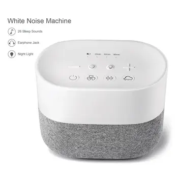 

H300 26 Sounds Noise Sleep Instrument USB Rechargeable Night Light Timing Shutdown Sleeping Music Aid Relax Machine