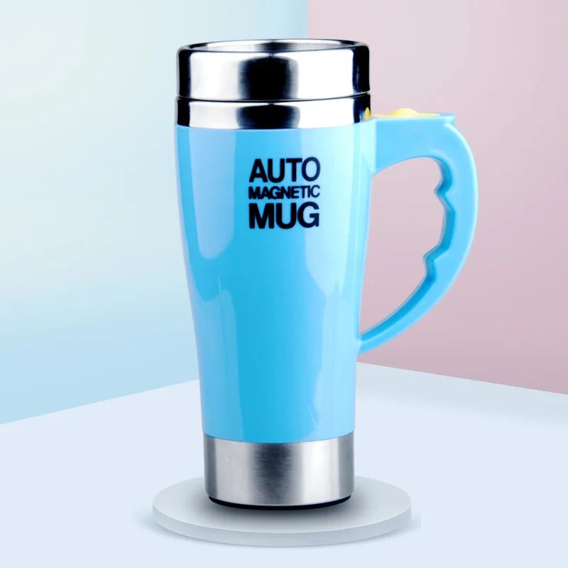 450ml Stainless Self Stirring Mug Auto Mixing Drink Tea Coffee Cup