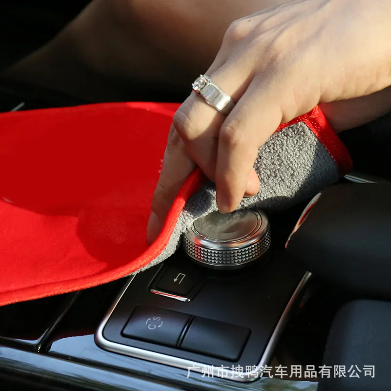 

Car Badge Chamois Leather Absorb Car Washing Wipe Towel Clean Cloth for Toyota Crown Reiz Corolla Camry Car Accessories