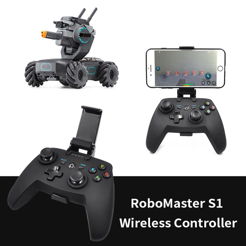 

Robomaster S1 Wireless Controller With Phone Clip / Holder App Connect For DJI Robomaster S1 Accessories