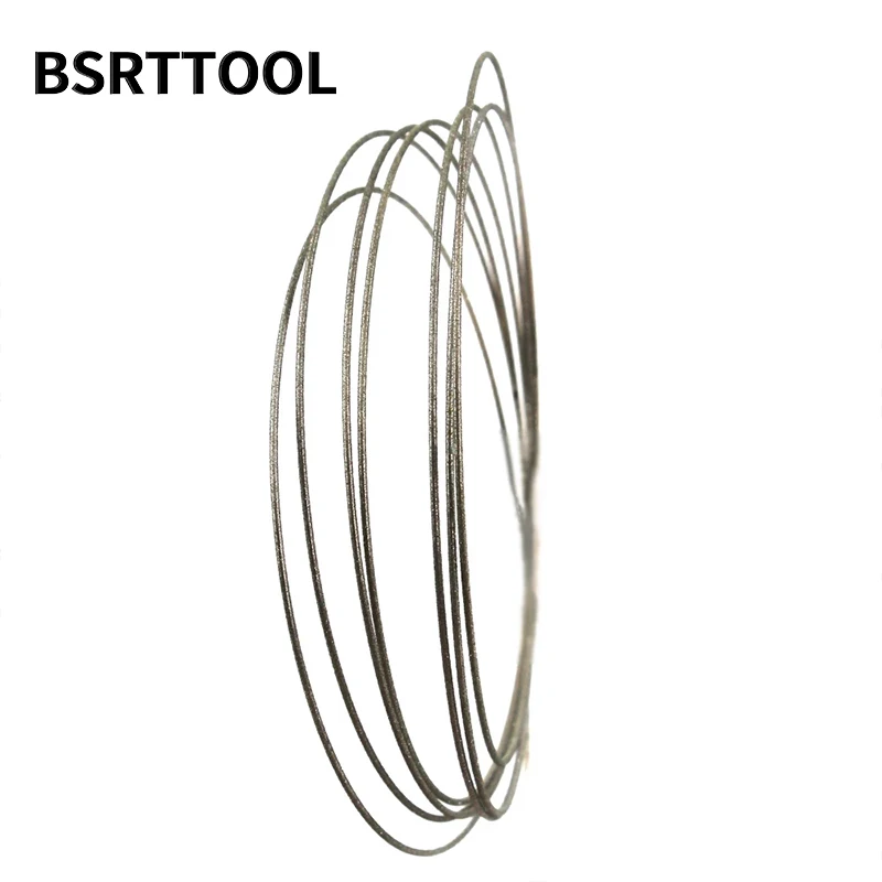 Scie à Fil Diamant 1mm - Longueur 2m, Pour Coupe Bois, Granit, Métal, Bijoux - Outil Bricolage Galvanisé