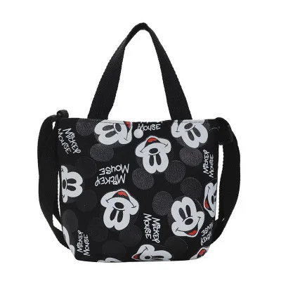 Disney canves fille sac de messager dessin animé mickey souris sac à bandoulière mignon mini sac à main porte-monnaie