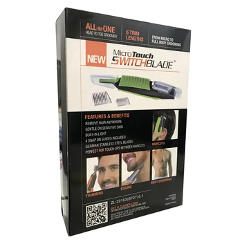 

All in one Micro Precision Eyebrow Ear Nose Trimmer Removal Clipper Shaver Unisex Electric Face Care Hair Trimer With LED Light