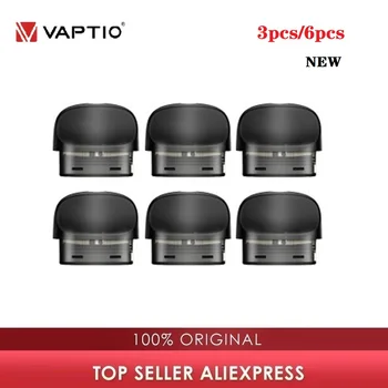 

Original 3pcs/ 6pcs Vaptio Real Pod Cartridge 1.5ml Capacity Designed For Vaptio Real Pod Vape Electronic Cigarette Accessory