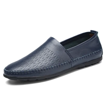 

Mens Loafers Luxury Shoes Designers Slip on Leather Casual Man Shoes Outdoor Comfortable Mens Style Shoes Fashion Plus Size