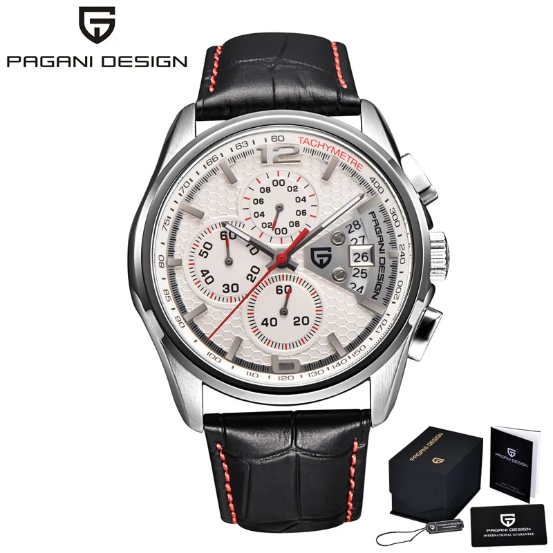 

Men's Quartz Watch Pagani Design Luxury Brand Fashion Sports Precise Timing Military Watch Leather Luminous Waterproof Watch