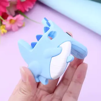 

Baby Silicone Teether Newborn Soother Chewable Teething Toy Cartoon Dinosaur Shaped Safety Soft Kids Toys D7YD