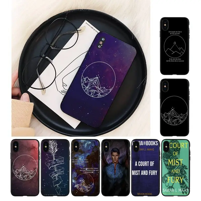 Чехол для телефона Yinuoda A Court of Mist and Fury Сара J Maas iPhone 11 8 7 6 6S Plus X XS MAX 5 5S SE 2020 XR pro |