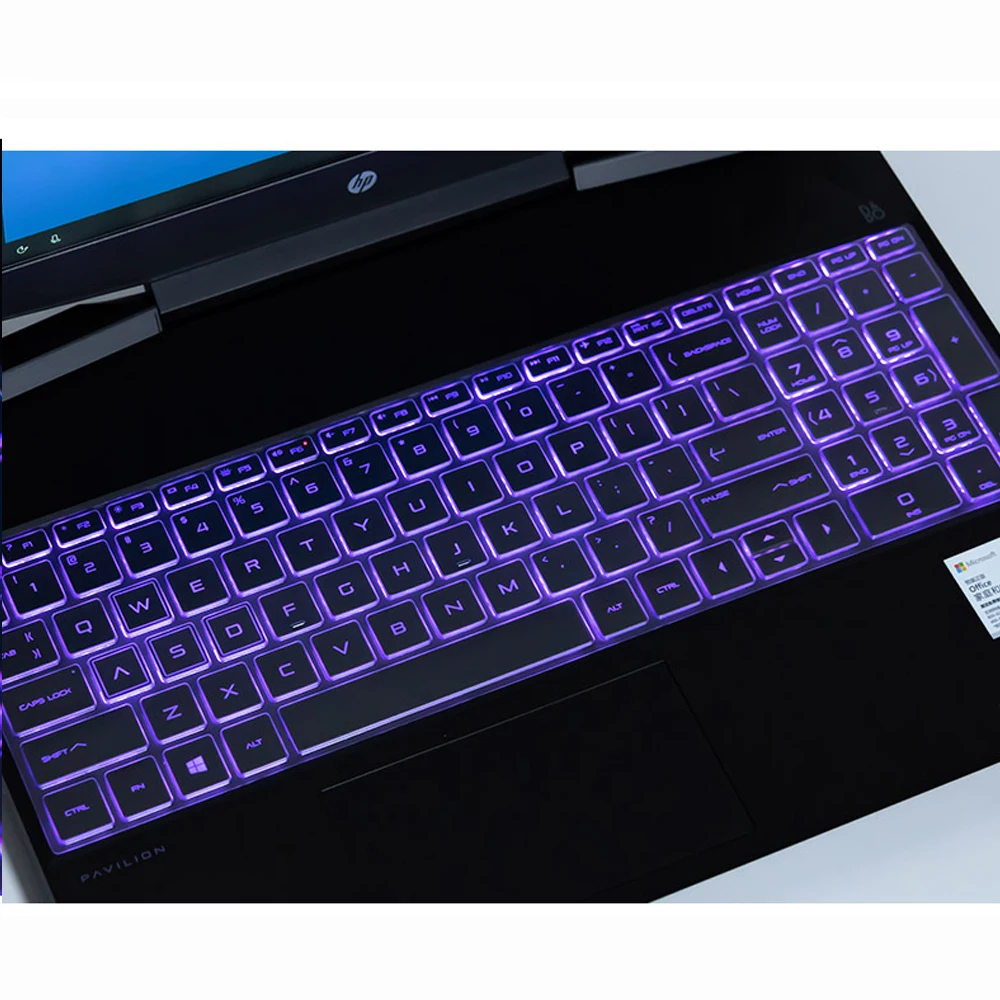 Чехол для клавиатуры Противопыльный прочный прозрачный HP pavilion 15 AB и OMEN AX CE 6