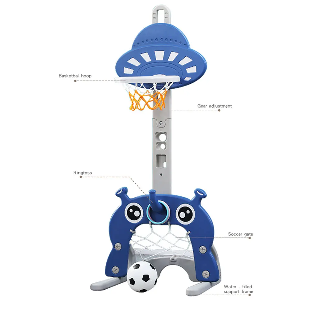 Happymaty Children Indoor Basketball Stand Lifting 1-6 years Baby Home Sports Shooting Toy Ball Baby Shooting Frame H01