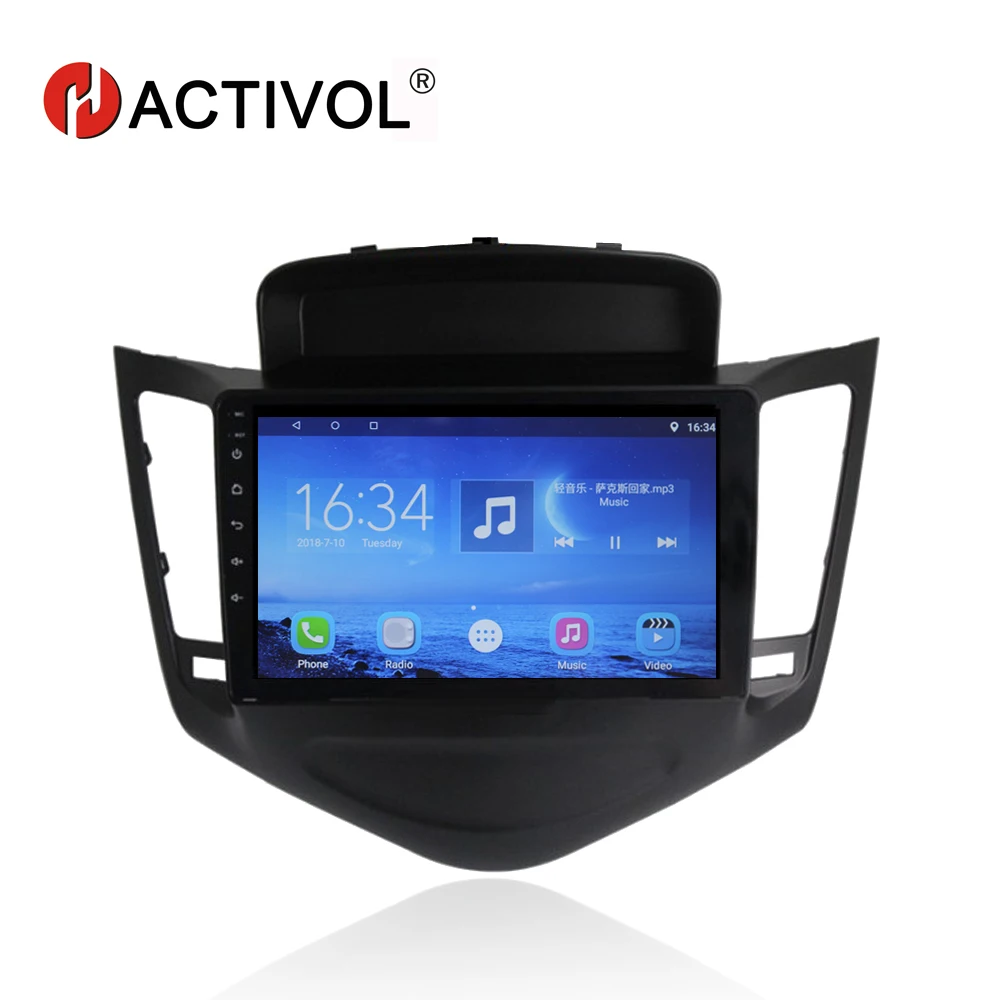 Автомагнитола HACTIVOL 9 &quotс четырёхъядерным процессором gps navi для Chevrolet Cruze 2009 2014 android