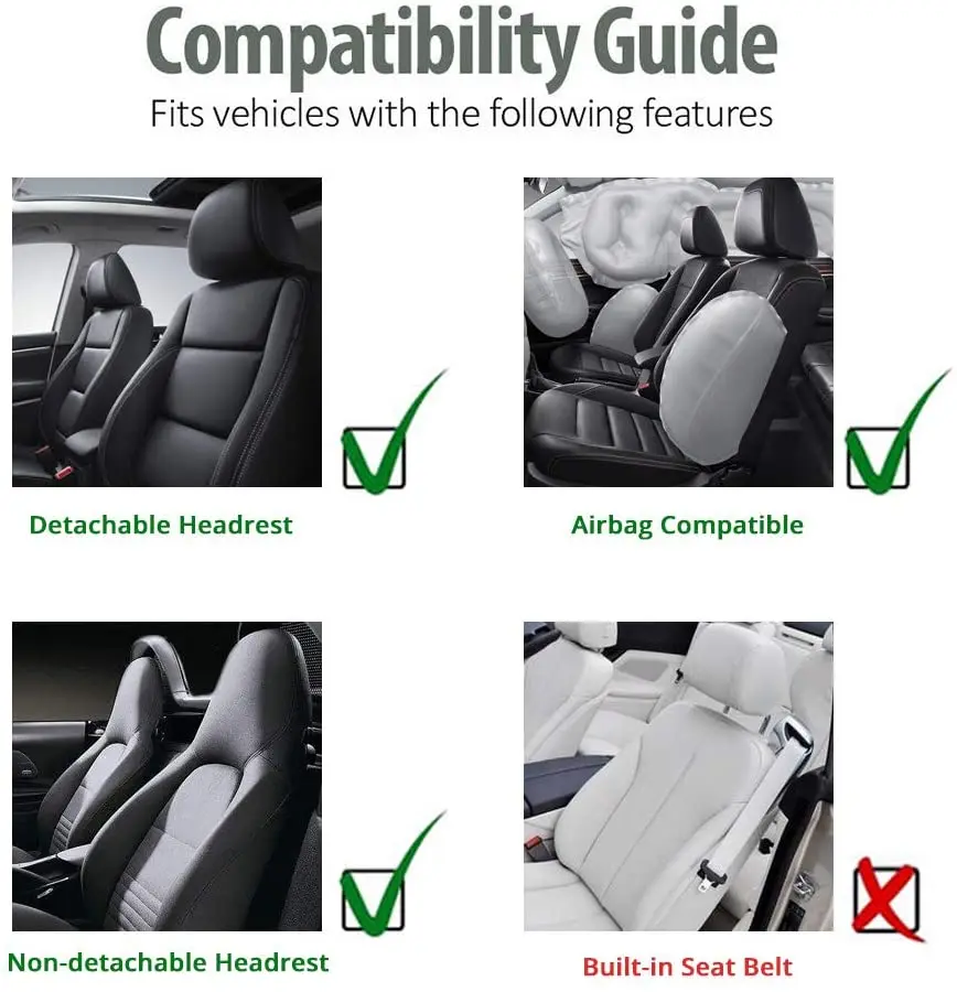 AUTOYOUTH Autostoelhoezen Eenvoudige Emmer Stijl Universele Autostoelhoezen Voorkant Paar Fit voor Auto Truck SUV Van Stoelhoezen Auto Stoelbeschermer, Blauw