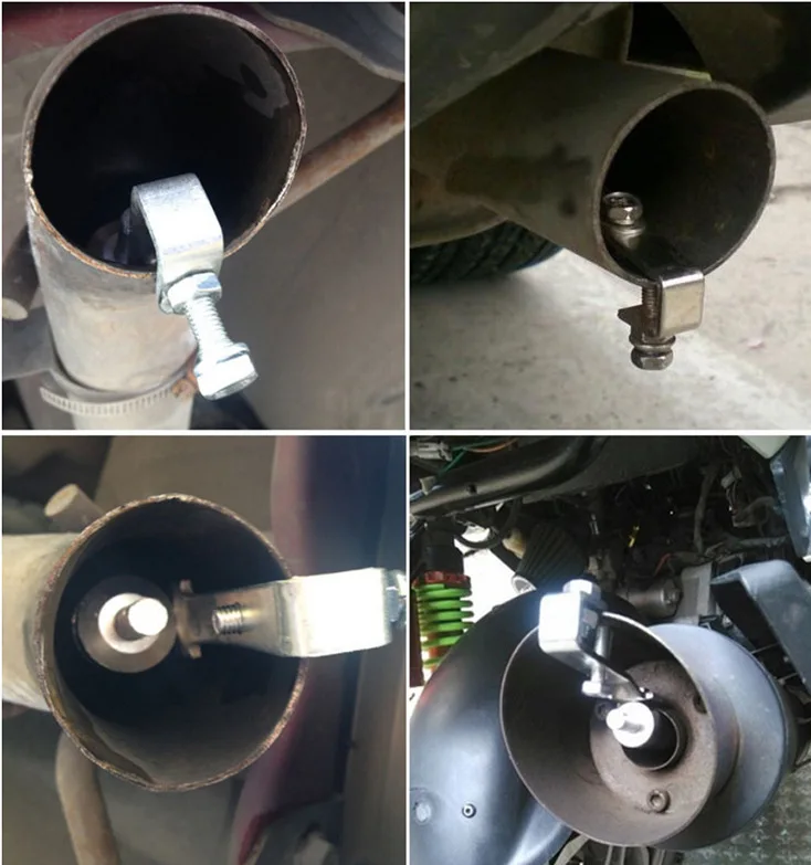 Car Whistle Turbine Silver S Whistle Exhaust Pipe Speaker Modified for Automobile Turbine Car Accessories Keychain Keyring 4