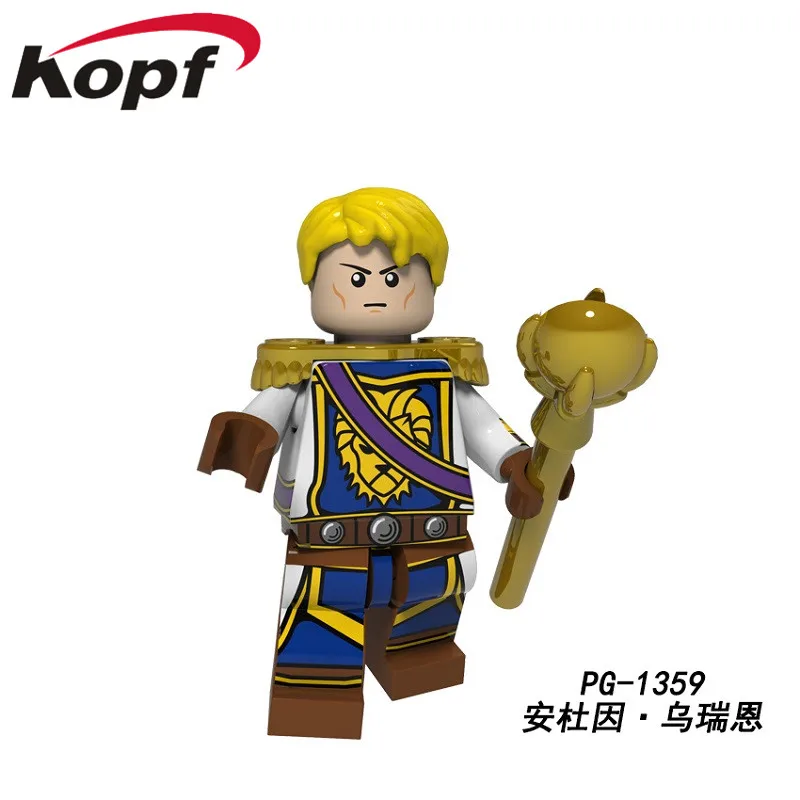 Single Sale Building Blocks Anduin Wrynn Jaina Rexxar Medivh Windrunner Illidan Figures Gift Toys For Children PG8165