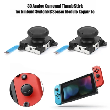 

5pcs Thumb Analog Stick for Nintendo Switch Joy Con Controller Repair Parts 3D Analog Rocker Joy Stick for Nintendo Switch