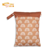 

Rainbo&Iris Reusable Fashion Printing Double Zipper Two Opening Waterproof Storage Bag