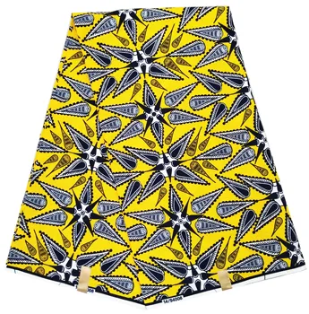 

2019 Ankara veritable wax African wax prints fabric 100% cotton printed pattern 6 yards