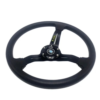 

Spceddy 14 Inch Racing Steering Wheel PU Universal Racing Steering Wheel Sport 14inch 350mm SW20S052450
