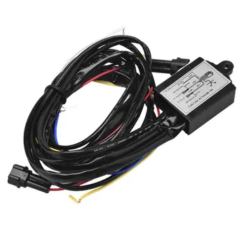 

Multi-function Daytime Running LED Light Relay Harness Control DRL On Off Dimmer Car Daytime Running Lights Controller