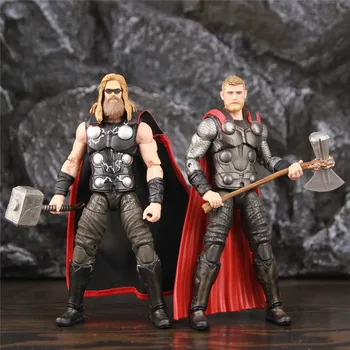 

Marvel Legends Thor Racoon 6" Scale Action Figure TRU 3P Avengers Infinity War Endgame GOTG Storm Breake Sword Mjollnir Toys