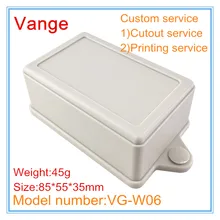 2 шт./лот настенный корпус из АБС-пластика материал проект коробка 85*55*35 мм для трансформаторного устройства