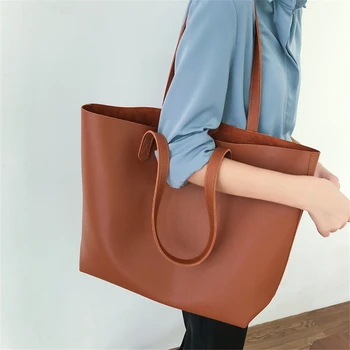 

New 2019 Brief case female large capacity handbag professional one-shoulder large bag female tote women big bags