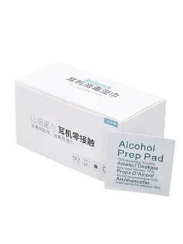 

50PCS Mobile Phone Cleaning Cotton Pad Individually Packed 6*6CM Disposable Portable Cell Phone Alcohol Cotton Cleaning Kit