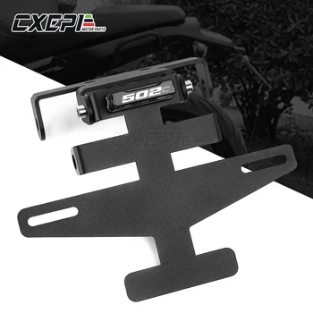 

Motorcycle Adjustable Fender Eliminator Kit for Benelli 502C BJ500-6A License Number Plate Frame Bracket LED light Frame Holder