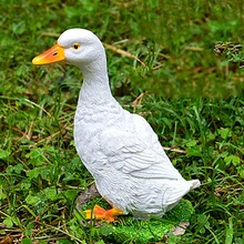 Pond Model Artificial Duck Outdoor Statues Landscape Simulation Garden Sculpture Home Resin Decor Ornaments Crafts Realistic